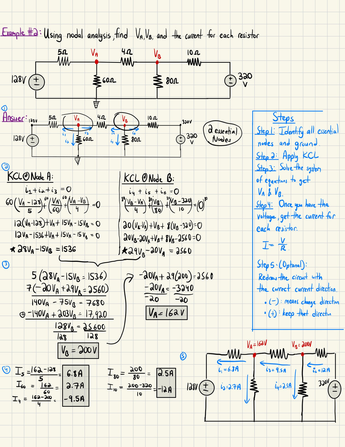 Electrical Notes Page Example Electric Circuits Full Study Notes + Formula Sheets – Engineering Notes ...